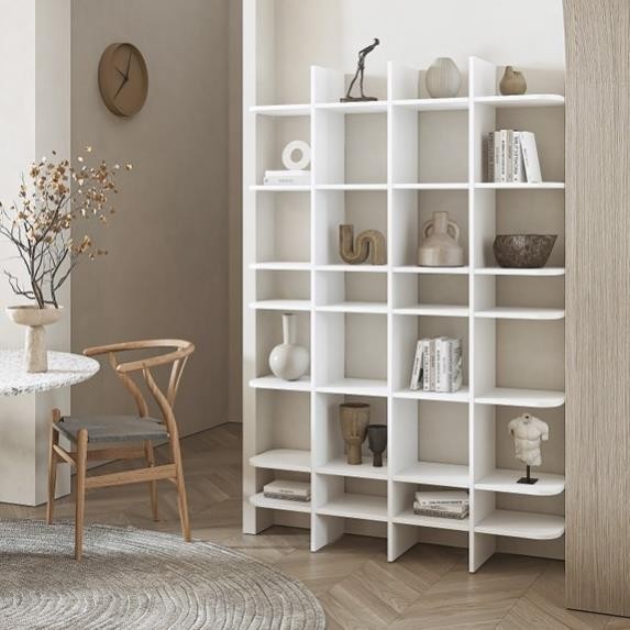 EMA, Kệ trưng bày đồ dùng, kệ sách, DSH_020, 120x28x180cm, Nội thất Nhà trên cao