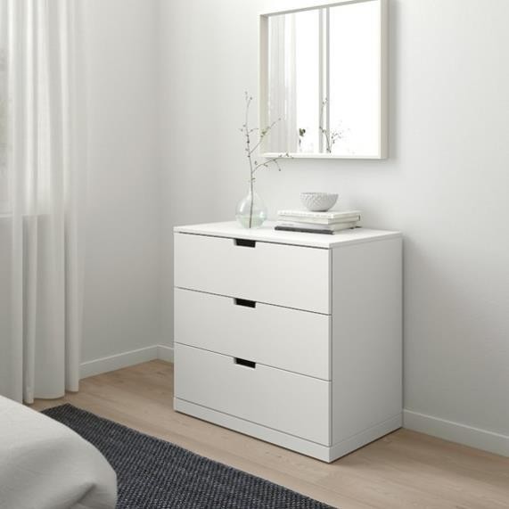 BANODAL, Tủ đựng đồ lưu trữ 3 tầng, CAB_029, 80x47x76cm, Nội thất Nhà trên cao