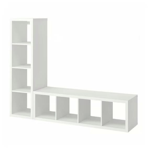 FELLY, Kệ tivi kết hợp kệ kệ để đồ chữ L, DSH_022, 184x38x144cm, Nội thất Nhà trên cao