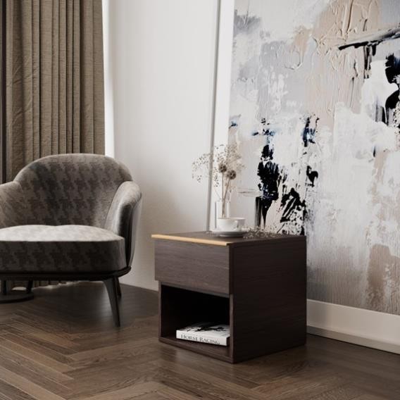 LOUI, Tủ đầu giường, TAB_055, 40x40x40cm, Nội thất Nhà trên cao