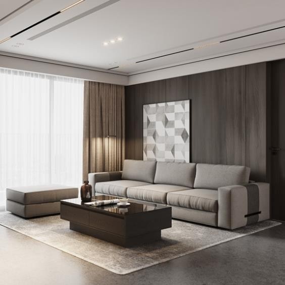 ROUM, Bàn cà phê, Bàn trà sofa phòng khách, SID_009, 120x65x41cm, Nội thất Nhà trên cao