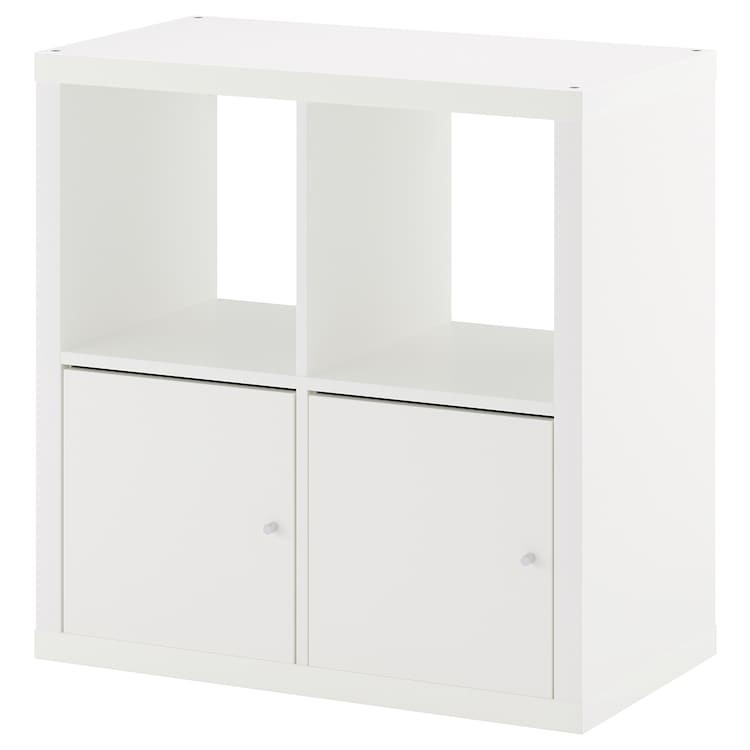 FELLY, Kệ sách 2x2 kèm 2 ô cửa, DSH_031, 75x38x75cm, Nội thất Nhà trên cao