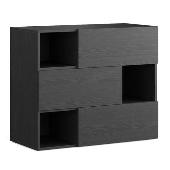 NAVE, Tủ lưu trữ đồ dùng 3 tầng, CAB_200, 100x45x84cm, Nội thất Nhà trên cao