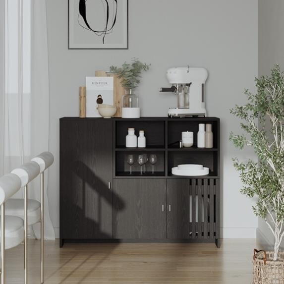 RASU, Tủ lưu trữ đa năng 2 tầng, CAB_299, 120x37x98cm, Nội thất Nhà trên cao
