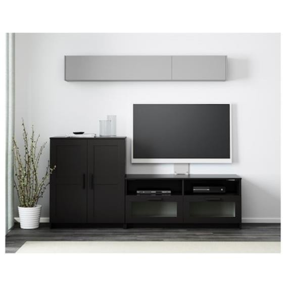 KAYLE, COMBO Kệ tivi 2 hộc kéo kết hợp tủ 3 tầng, TVC_013, 198x41x95cm, Nội thất Nhà trên cao