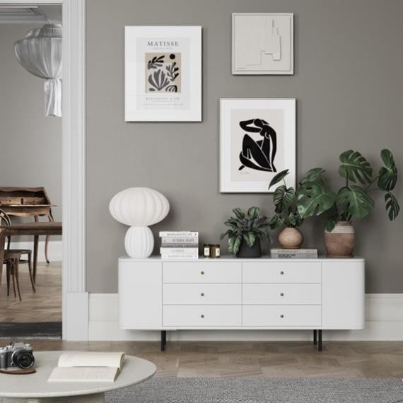 SELLA, Tủ trang trí, tủ lưu trữ, CAB_273, 160x40x60cm, Nội thất Nhà trên cao