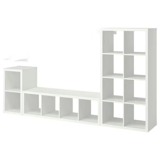FELLY, Kệ tivi kết hợp kệ kệ để đồ đa năng, DSH_028, 258x38x144cm, Nội thất Nhà trên cao