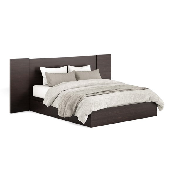 LOUI, Giường ngủ 3 hộc tủ kéo, BFR_019, 200x30cm, Nội thất Nhà trên cao