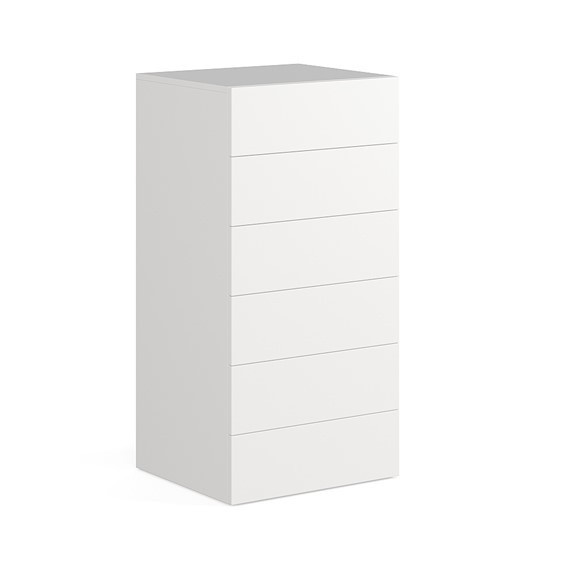 NOA, Tủ đựng đồ lưu trữ 6 ngăn kéo size lớn, CAB_219, 80x48x108cm, Nội thất Nhà trên cao