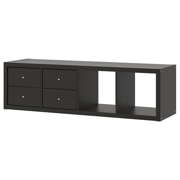 FELLY, kệ để đồ vật dụng 4 ngăn đa năng treo tường, DSH_024, 144x38x40cm, Nội thất Nhà trên cao
