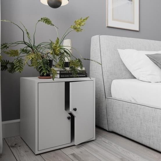 KARAL, Tủ đầu giường, TAB_054, 50x40x50cm, Nội thất Nhà trên cao