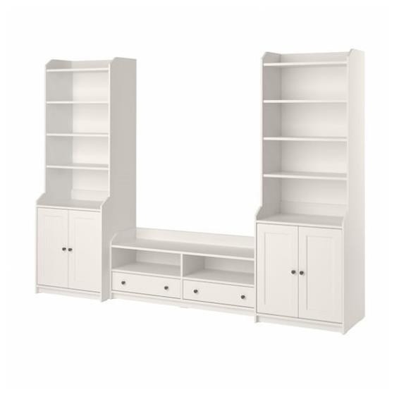 BAHA, COMBO Kệ tivi kết hợp kệ tủ kệ để đồ, CAB_045, 278x46x199cm, Nội thất Nhà trên cao