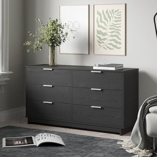 ALITE, Tủ lưu trữ 6 ngăn kéo size nhỏ Bắc Âu, CAB_269, 136x40x72cm, Nội thất Nhà trên cao
