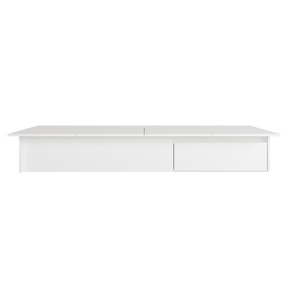 GRAM, Giường ngủ 2 hộc tủ kéo phong cách hiện đại, BFR_011, 204x30cm, Nội thất Nhà trên cao