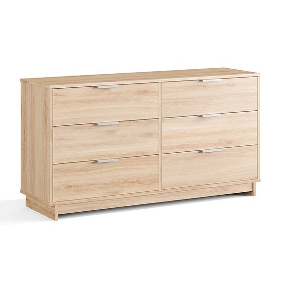ALITE, Tủ lưu trữ 6 ngăn kéo size nhỏ Bắc Âu, CAB_269, 136x40x72cm, Nội thất Nhà trên cao