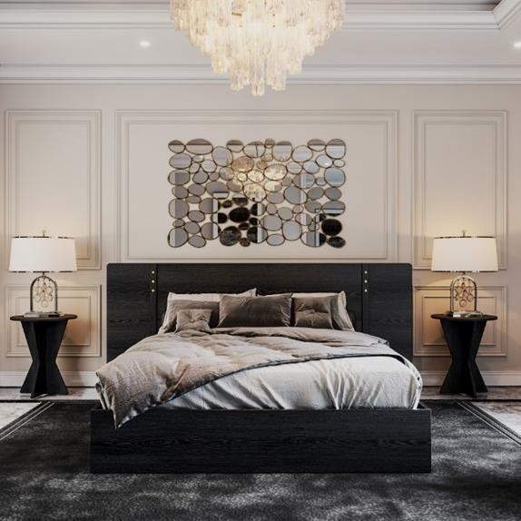 ALIZ, Giường ngủ hiện đại, BFR_001, 203x30cm, Nội thất Nhà trên cao