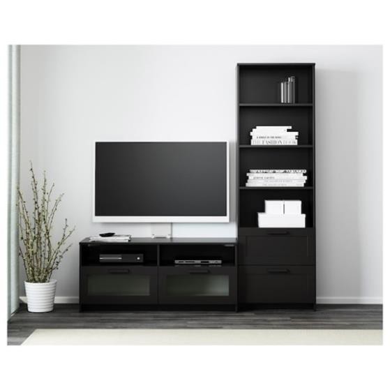 KAYLE, COMBO Kệ tivi 2 hộc kéo, kệ sách, TVC_059, 180x41x190cm, Nội thất Nhà Trên Cao