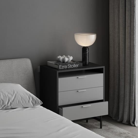 JAY, Tủ đầu giường, đựng đồ, TAB_045, 60x40x71cm, Nội thất Nhà trên cao