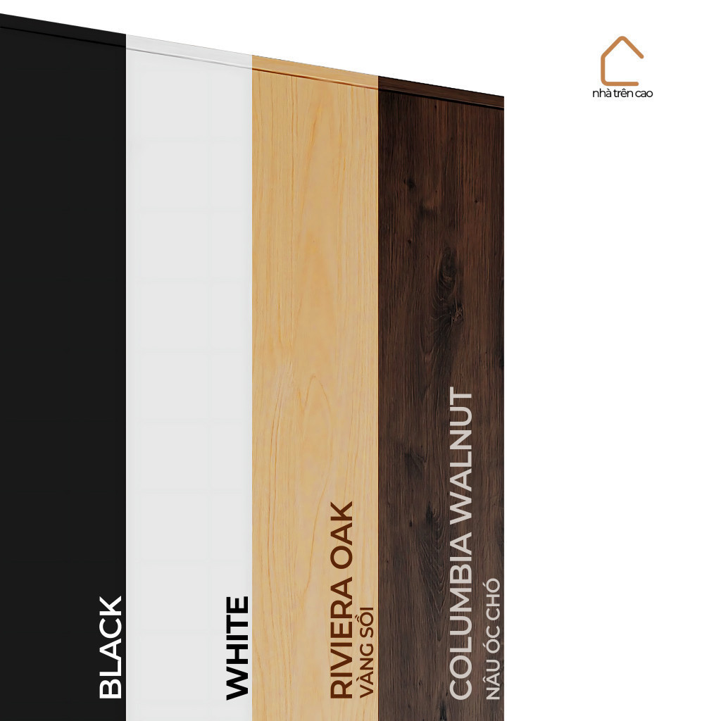 NIOSK, Kệ tivi kết hợp kệ treo tường, TVC_063, 180x40x170cm, Nội thất Nhà trên cao