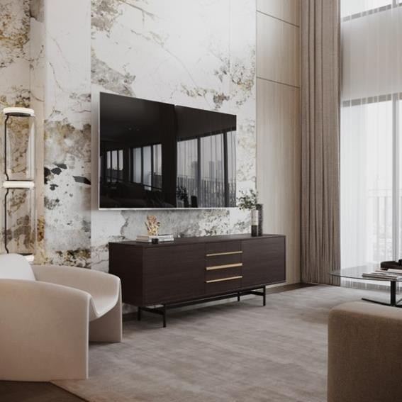 LOUI, Tủ Tivi, TVC_057, 160x40x60cm, Nội thất Nhà trên cao