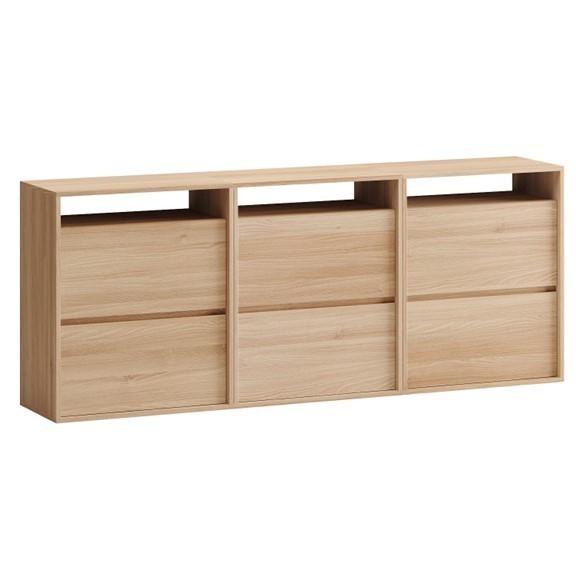 DECO, Tủ đựng đồ, tủ lưu trữ, CAB_291, 210x40x84cm, Nội thất Nhà trên cao