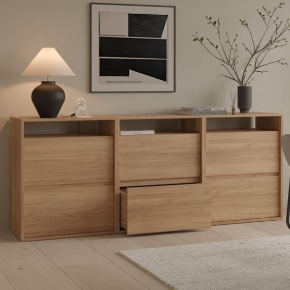 DECO, Tủ đựng đồ, tủ lưu trữ, CAB_291, 210x40x84cm, Nội thất Nhà trên cao