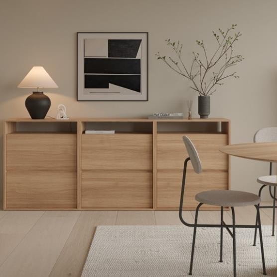 DECO, Tủ đựng đồ, tủ lưu trữ, CAB_291, 210x40x84cm, Nội thất Nhà trên cao