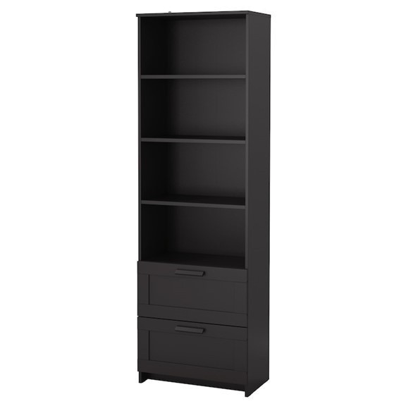 KAYLE, Kệ 4 tầng 2 hộc kéo, DSH_065, 60x35x190cm, Nội thất Nhà trên cao