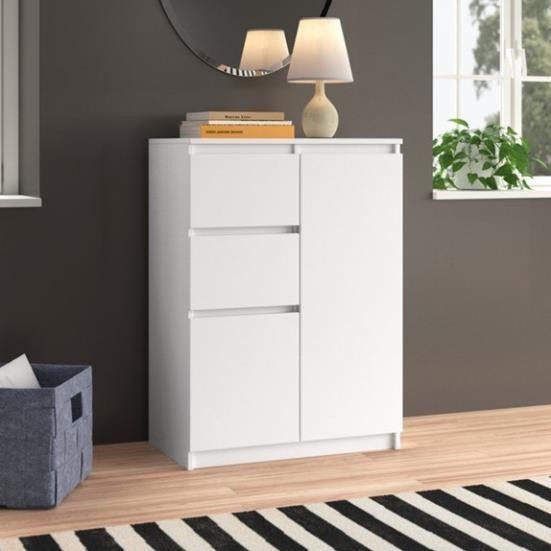 MOLY, Kệ tủ lưu trữ đồ dùng 2 gian, CAB_194, 72x40x97cm, Nội thất Nhà trên cao