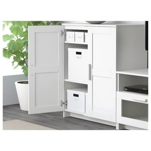 KAYLE, Kệ đựng đồ 3 tầng có cửa, CAB_358, 78x41x95cm, Nội thất Nhà trên cao