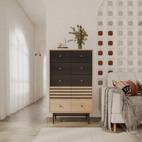 CHOCHO, Tủ lưu trữ, Tủ đựng đồ, CAB_114, 70x40x118cm, Nội thất Nhà trên cao