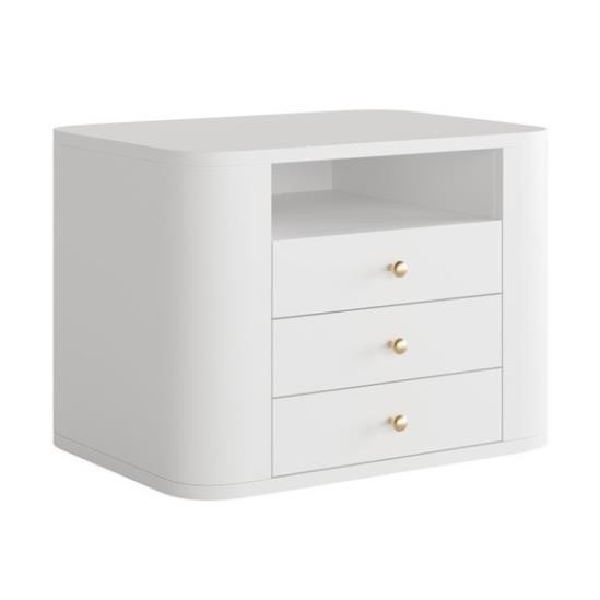 SELLA, Táp đầu giường 3 ngăn kéo, TAB_023, 55x40x40cm, Nội thất Nhà trên cao