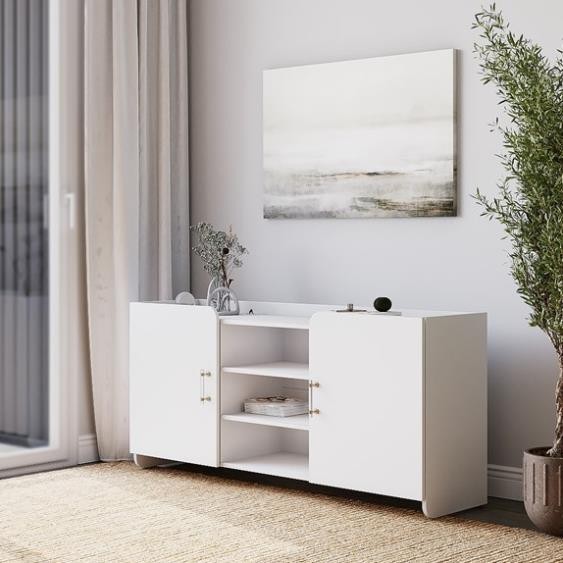 EMA, Tủ trưng bày đồ dùng, CAB_331, 150x40x70cm, Nội thất Nhà trên cao