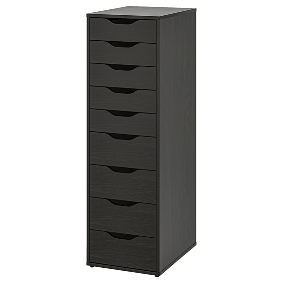 DAISA, Tủ đựng đồ 9 ngăn kéo, CAB_129, 36x48x116cm, Nội thất Nhà trên cao