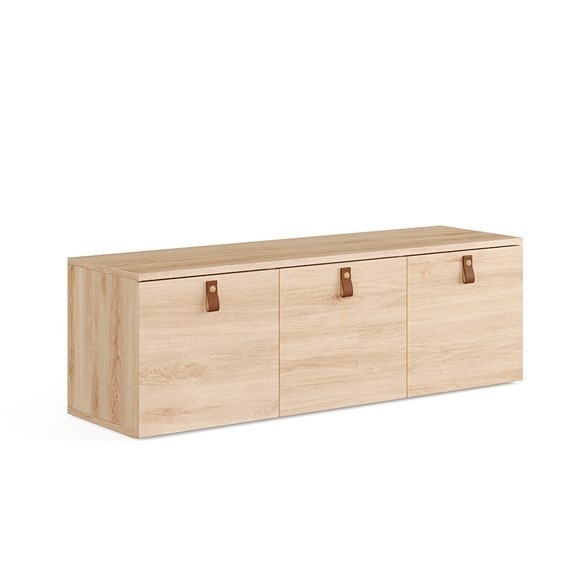 TINT, Tủ đựng đồ 3 ngăn hiện đại sang trọng, CAB_035, 120x35x40cm, Nội thất Nhà trên cao