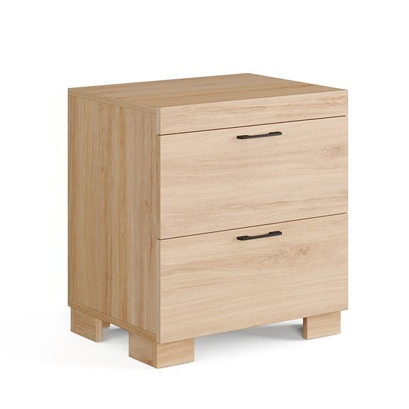 ENRI, Tủ đầu giường 2 ngăn kéo, TAB_056, 53x40x58cm, Nội thất Nhà trên cao
