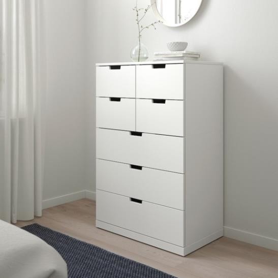 BANODAL, Tủ đựng đồ lưu trữ 5 tầng 7 ngăn, CAB_019, 80x47x121cm, Nội thất Nhà trên cao