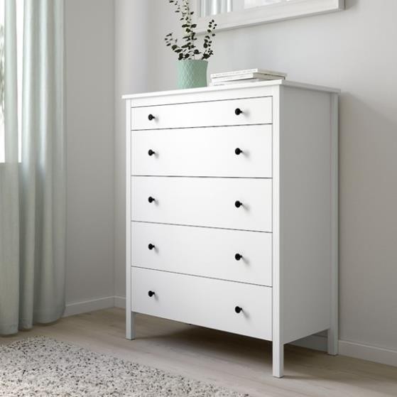 KOP, Tủ đựng đồ tân cổ điển 5 ngăn kéo, CAB_337, 90x46x114cm, Nội thất Nhà trên cao