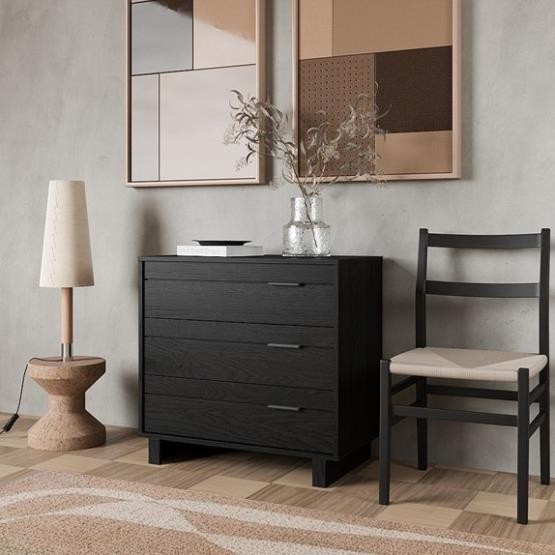 FLYNN, Tủ 3 tầng phong cách Bắc Âu, CAB_340, 84x46x80cm, Nội thất Nhà trên cao