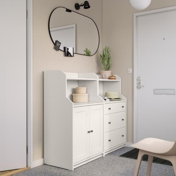 BAHA, Kệ tủ đựng đồ dùng tích hợp, CAB_040, 140x46x116cm, Nội thất Nhà trên cao