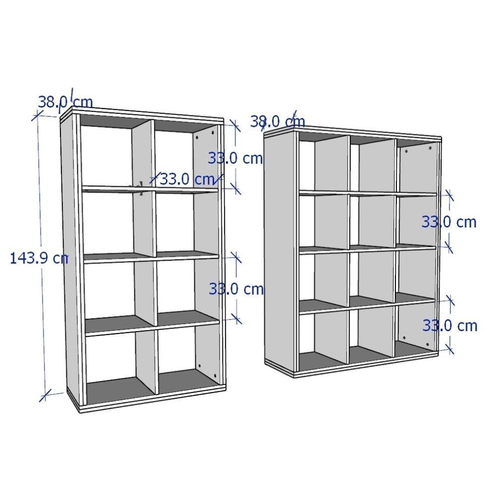 FELLY, Kệ sách 3 x 4,, DSH_023, 109x38x144cm, Nội thất Nhà trên cao