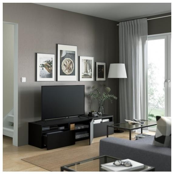 ANGELA, Kệ tivi đa năng 3 ngăn, TVC_002, 180x42x39cm, Nội thất Nhà trên cao