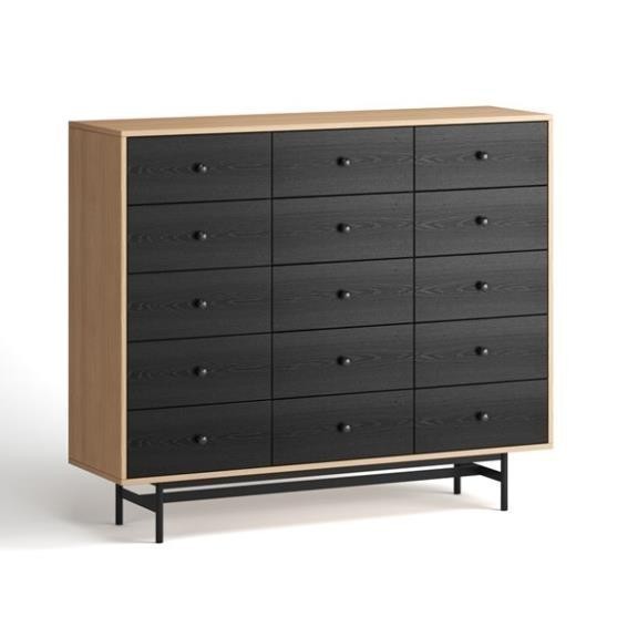 CHOBE, Tủ lưu trữ, tủ trưng bày, CAB_102, 140x40x118cm, Nội thất Nhà trên cao