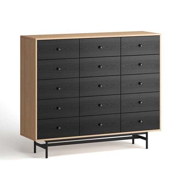 CHOBE, Tủ lưu trữ, tủ trưng bày, CAB_102, 140x40x118cm, Nội thất Nhà trên cao