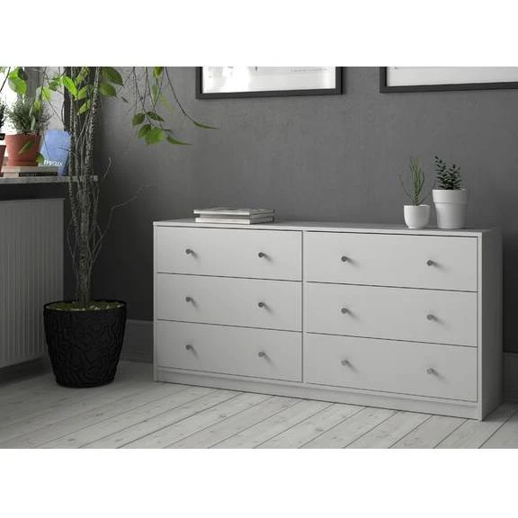 GUIL, Tủ đựng đồ dùng hiện đại 3 tầng 6 ngăn kéo, CAB_149, 143x35x68cm, Nội thất Nhà trên cao