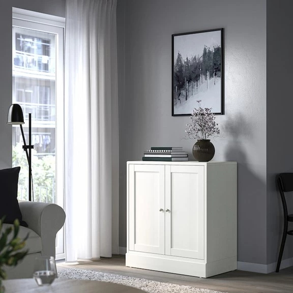 BOHO, Tủ đựng đồ 2 cửa mở, CAB_060, 81x47x89cm, Nội thất Nhà trên cao