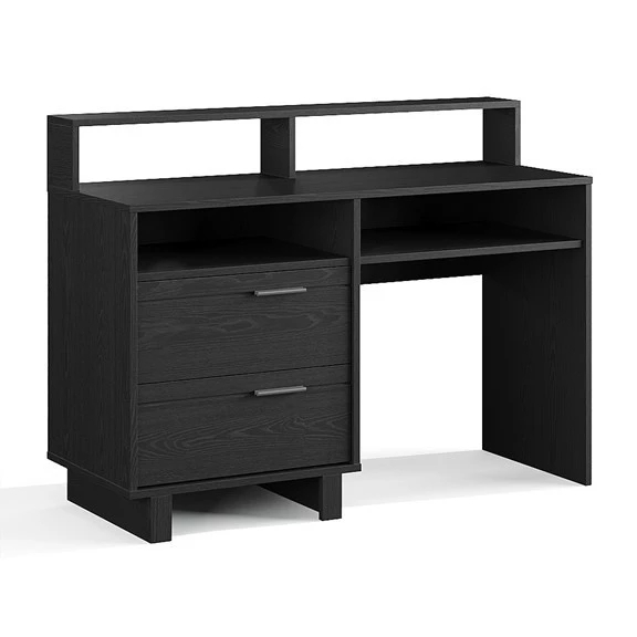 FLYNN, Bàn làm việc, bàn học kèm hộc tủ phong cách Bắc Âu, DES_007, 120x46x89cm, Nội thất Nhà trên cao