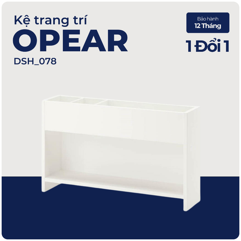 OPEAR, Kệ đựng dụng cụ học tập cho trẻ, DSH_078, 64x17x39cm, Nội thất Nhà trên cao