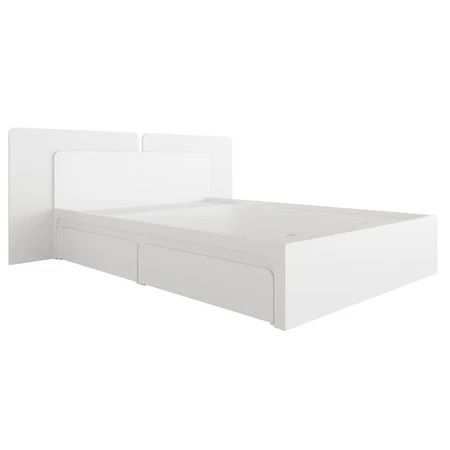 SELLA, Giường ngủ 2 hộc tủ kéo, BFR_025, 207x90X35cm, Nội thất Nhà trên cao