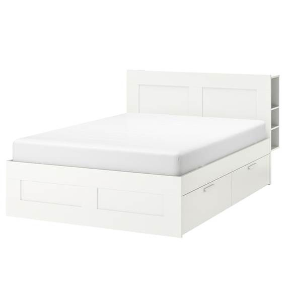 KAYLE, Giường ngủ tân cổ điển 4 hộc tủ, BFR_017, 232x111cm, Nội thất Nhà trên cao